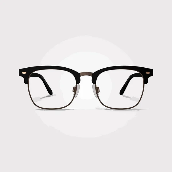 眼鏡ベクトルフラットミニマリズム孤立イラスト — ストックベクタ