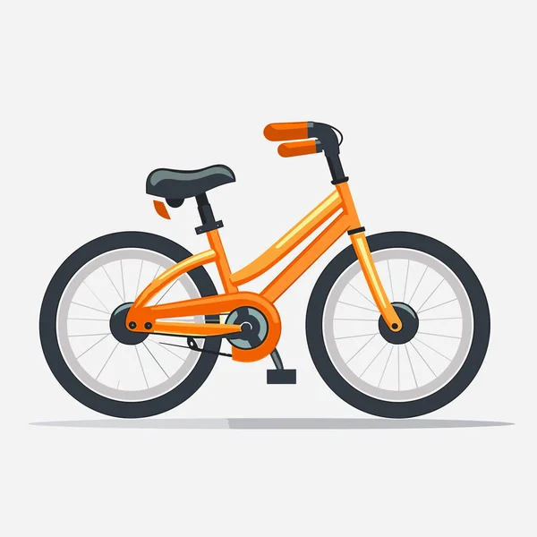 Біцикл Вектор Плоска Мінімалістична Ізольована Ілюстрація — стоковий вектор