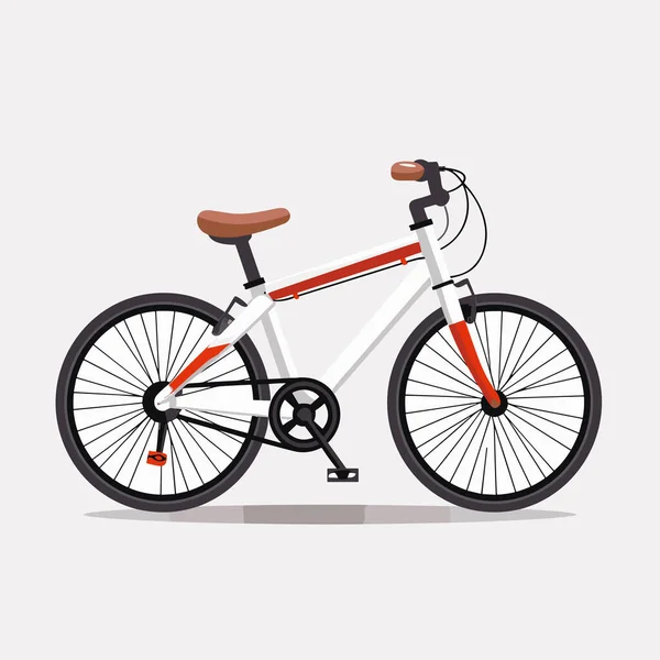 Bicicle Vektörü Yassı Minimalistik Izole Resimleme — Stok Vektör