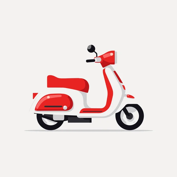 stock vector toy scooter vector flat minimalistic isolated illustration