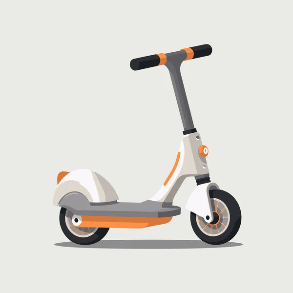 Juguete Scooter Vector Plano Minimalista Aislado Ilustración — Vector de stock