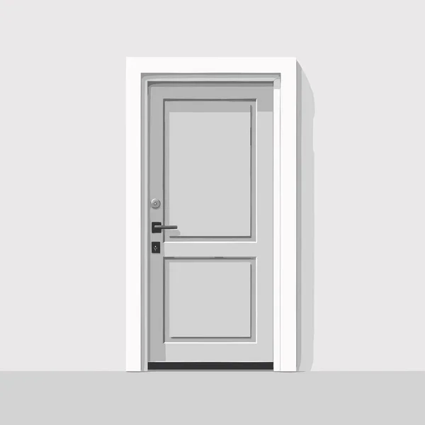 Porte Vecteur Plat Minimaliste Actif Isolé Illustration — Image vectorielle