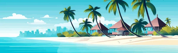 Maldivas Vector Simple Liso Cortar Pegar Ilustración Aislada — Vector de stock