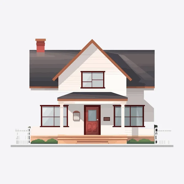 Mortgage Vector Flat Minimalistic Isolated Illustration — Stock Vector