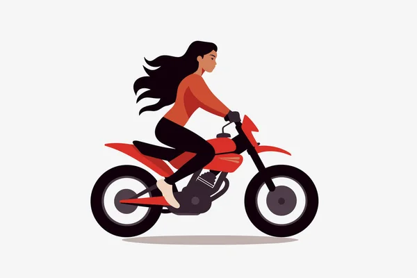 Woman Riding Motorcycle Vector Art, Icons, and Graphics for Free Download