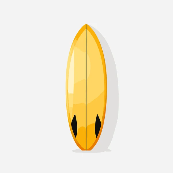 Surfboard Vector Flat Minimalistic Isolated Illustration — Stock Vector