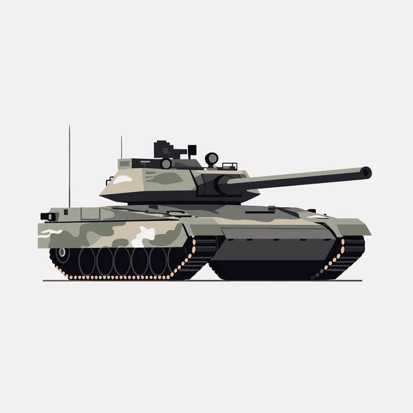 Tank Vector Flat Minimalistic Asset Isolated Illustration — Stock Vector