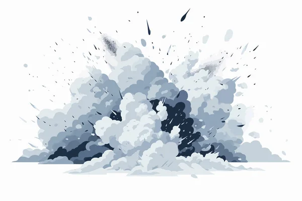 Avalanche Διάνυσμα Επίπεδη Μινιμαλιστική Απομονωμένη Εικόνα — Διανυσματικό Αρχείο