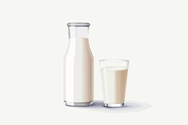 milk vector flat minimalistic asset isolated vector style illustration clipart