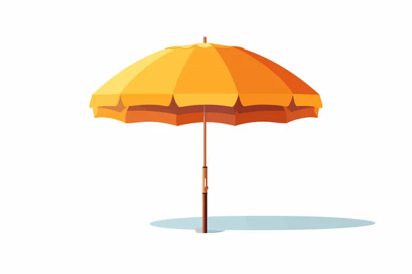 Parapluie Vecteur Plat Minimaliste Isolé Vecteur Style Illustration — Image vectorielle
