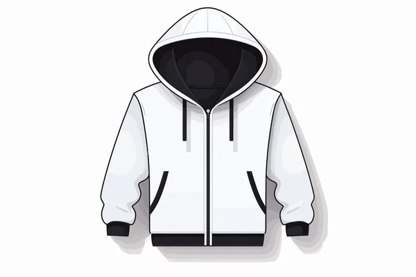 Hoodie Vector Flat Minimalistic Asset Isolated Vector Style Illustration — Stock Vector