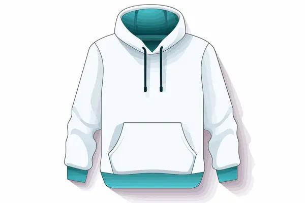 Hoodie Vector Flat Minimalistic Asset Isolated Vector Style Illustration — Stock Vector