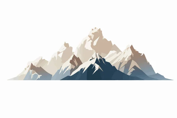Himalaya Vektor Platt Minimalistisk Isolerad Vektor Stil Illustration — Stock vektor