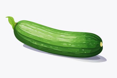 Cucumber vector flat minimalistic isolated vector style illustration clipart