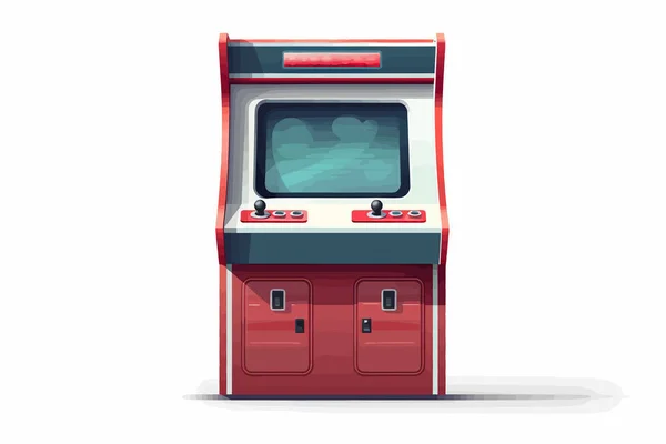 stock vector Retro Arcade Gaming Session isolated vector style illustration