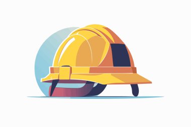 construction helmet stock image isolated vector style clipart