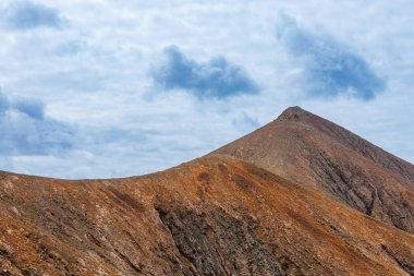 Fuerteventura manzarası Mirador Astronomico bakış açısından, Kanarya Adası