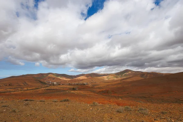 Typiskt Landskap Fuerteventuras Inland Kanarieöarna — Stockfoto