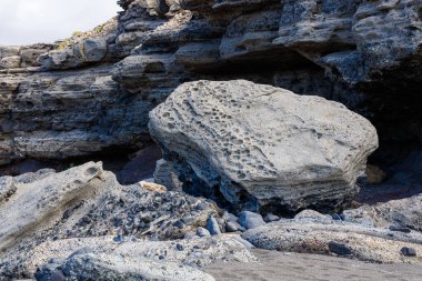 Kanarya Adası, Fuerteventura volkanik adasının kıyısındaki jeolojik yapılar