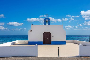 Puerto Lajas 'taki Ermita de la Virgen del Pino Şapeli, Fuerteventura, Kanarya Adaları