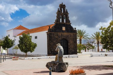 Casillas del Angel 'daki Parroquia de Santa Ana Katolik Kilisesi, Fuerteventura, Kanarya Adaları