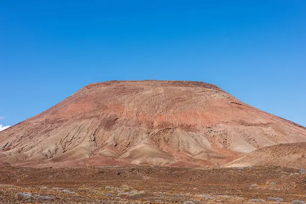 Vulkaniska Kullar Kompletterar Det Typiska Landskapet Fuerteventura Kanarieöarna — Stockfoto