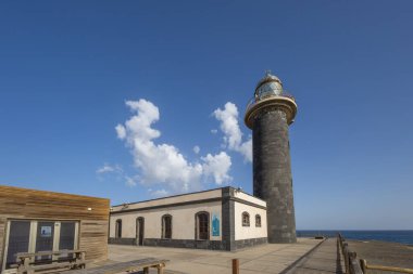 Faro punta de Jandia deniz feneri Kanarya Adaları 'ndaki Fuerteventura adasının güneybatısında.