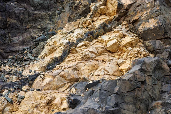 Geologische Voetafdrukken Pena Horadada Ten Westen Van Fuerteventura Canarische Eilanden — Stockfoto