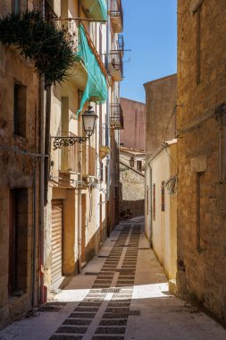 İtalya 'nın Sicilya adasındaki antik Salemi kasabası.