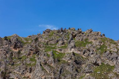 Strasatto ve Ginestra arasındaki manzara, Sicilya, İtalya