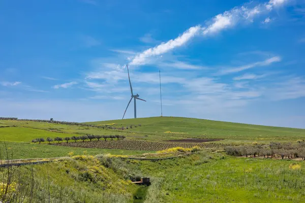 Green electricity production near San Giuseppe Jato, Sicily, Italy