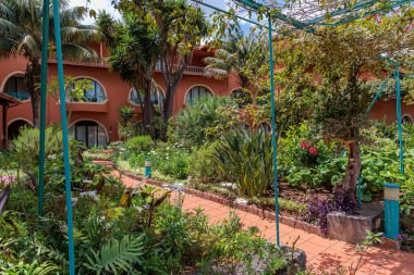 Portekiz 'in Madeira adasındaki Quinta Splendida Botanik Bahçesi