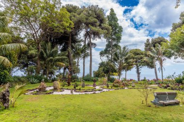 Portekiz 'in Madeira adasındaki Quinta Splendida Botanik Bahçesi