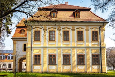 Senica, Slovakya, Avrupa 'daki Jan Mudroch Galerisinin Geç Barok Konağı