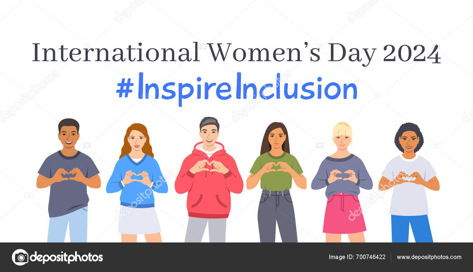Inspire Inclusion Campaign Pose International Women's Day 2024 Theme