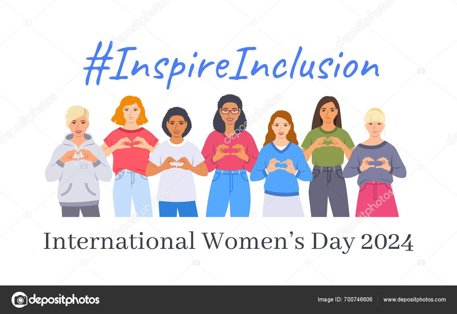 Inspire Inclusion Campaign Pose International Women's Day 2025 Theme