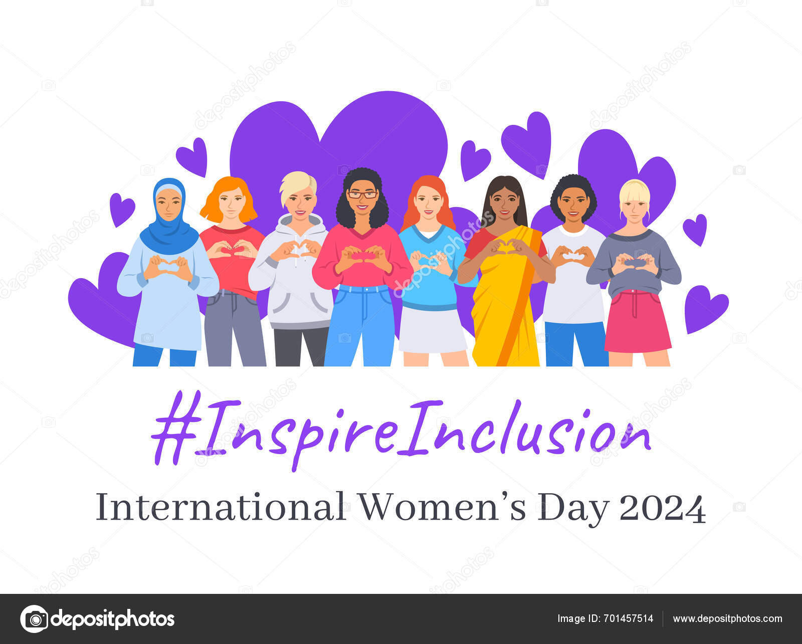 Inspire Inclusion Campaign Pose International Women's Day 2024 Theme