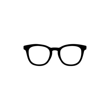 Beyaz arka planda gözlük seti. Gözlük simgesi seti