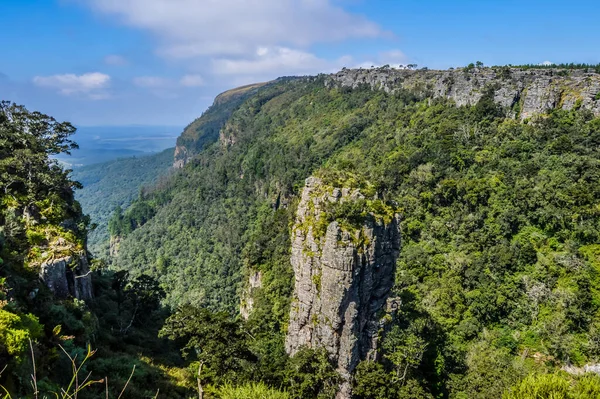 Pinnacle Rock Una Roccia Quarzite Molto Alta Graskop Mpumalanga Sud — Foto Stock