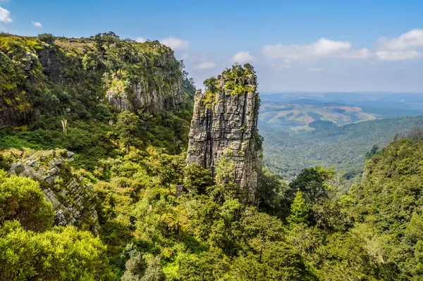 Pinnacle Rock Una Roccia Quarzite Molto Alta Graskop Mpumalanga Sud — Foto Stock