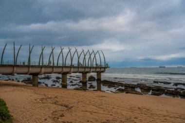 Umhlanga whalebone pier seascape in Umhlanga rocks Durban north