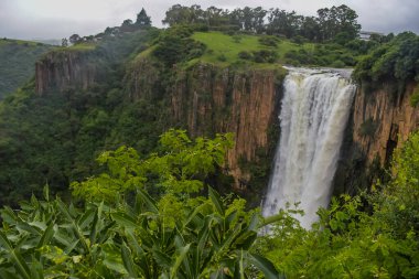 Howick Şelalesi Kzn Midlands 'taki Umgeni Nehri' ne düşüyor.
