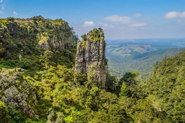 stock image The Pinnacle rock a very tall quartzite rock in Graskop Mpumalanga South Africa