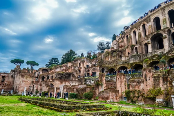 Руїни Стародавнього Давнього Римського Форуму Римі Італія Європа — стокове фото