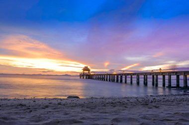 Phang Nga Tayland 'da Koh yao yai adası deniz manzarası