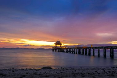 Phang Nga Tayland 'da Koh yao yai adası deniz manzarası