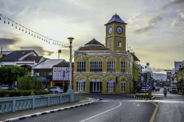 Tayland 'daki Phuket eski şehir manzarası