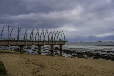 Umhlanga whalebone pier seascape in Umhlanga rocks Durban north