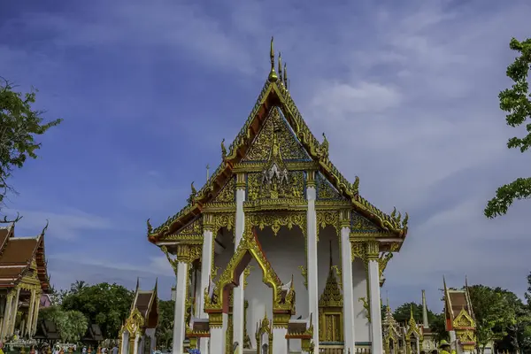 Phuket Tayland 'daki güzel Wat Chalong Budist Tapınağı