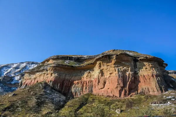 Golden Gate Ulusal Parkı 'nda mantar rock Güney Afrika' da Clarens